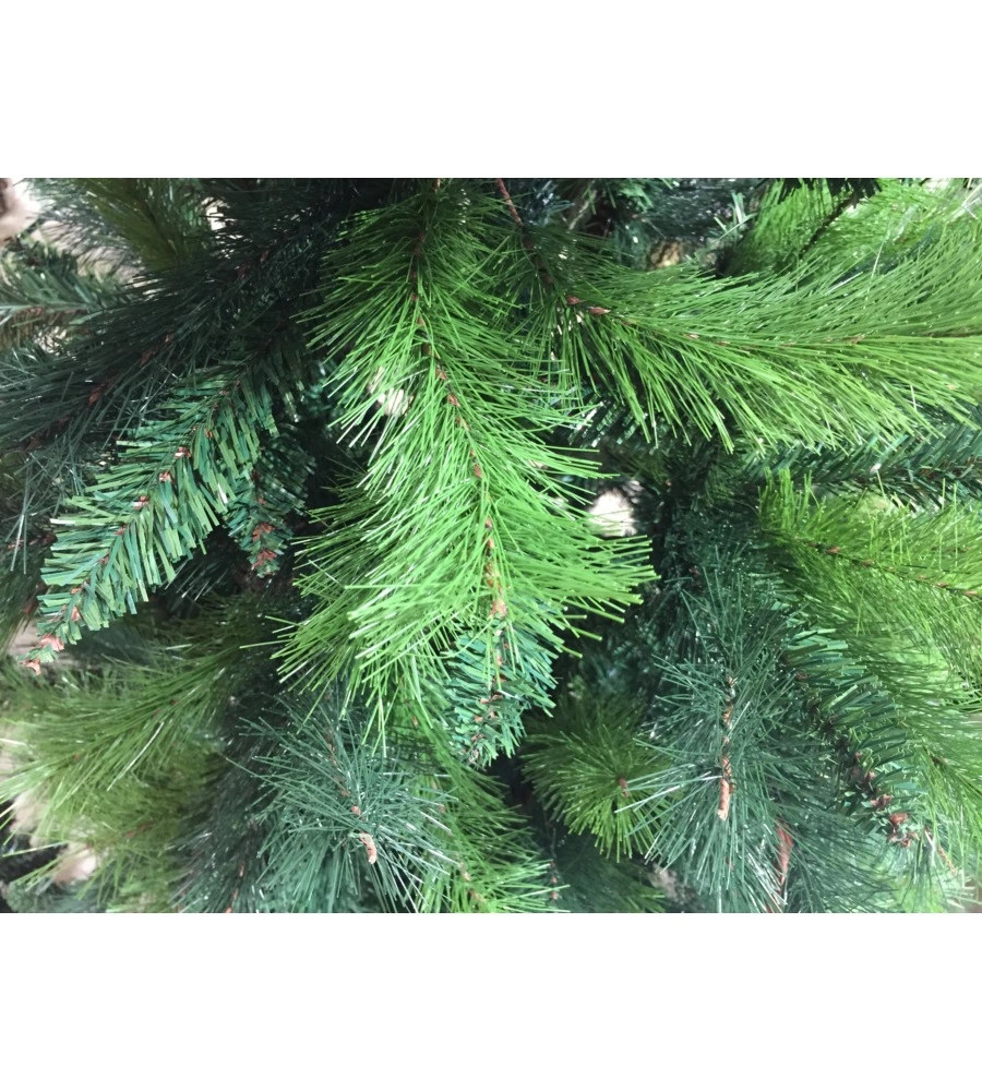 ALBERO DI NATALE "NEBRASKA" CON 1330 RAMI E APERTURA AD OMBRELLO,  210 CM